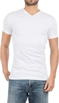 Alan Red Vermont Wit V-Hals Heren T-shirt 2-Pack - XXL
