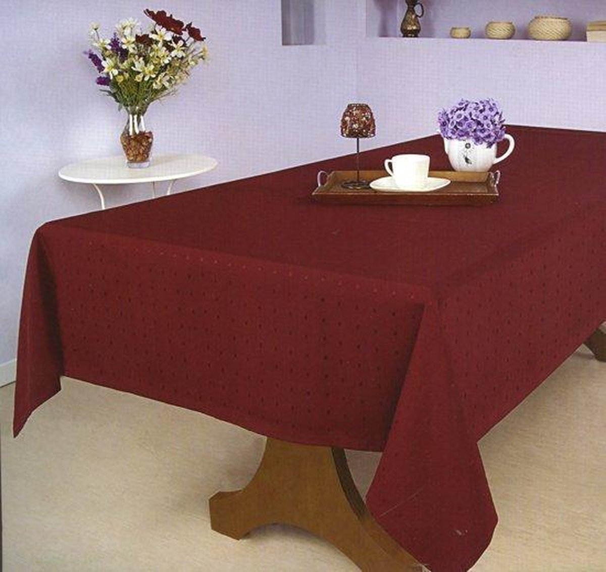 Stfery Tafelkleden om te borduren, grijs, 90 x 90 cm, tafelkleed in linnenlook, met kwastjes, modern, tafelkleed, vierkant, voor tuintafel
