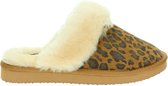 Alpacas dames pantoffel - Leopard - Maat 40