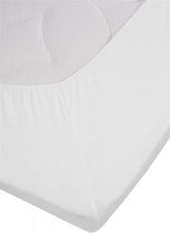 Premium Jersey Lycra Topper Hoeslaken Wit | 180x210 | Perfecte Pasvorm | Duurzame Kwaliteit