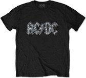 AC/DC - Logo Heren T-shirt - M - Zwart