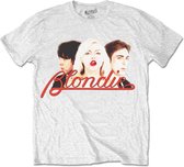 Blondie Heren Tshirt -XL- P Lines Halftone Wit