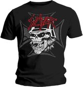 Slayer - Graphic Skull heren unisex T-shirt zwart - S