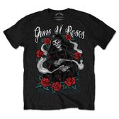 Guns N' Roses Heren Tshirt -M- Reaper Zwart