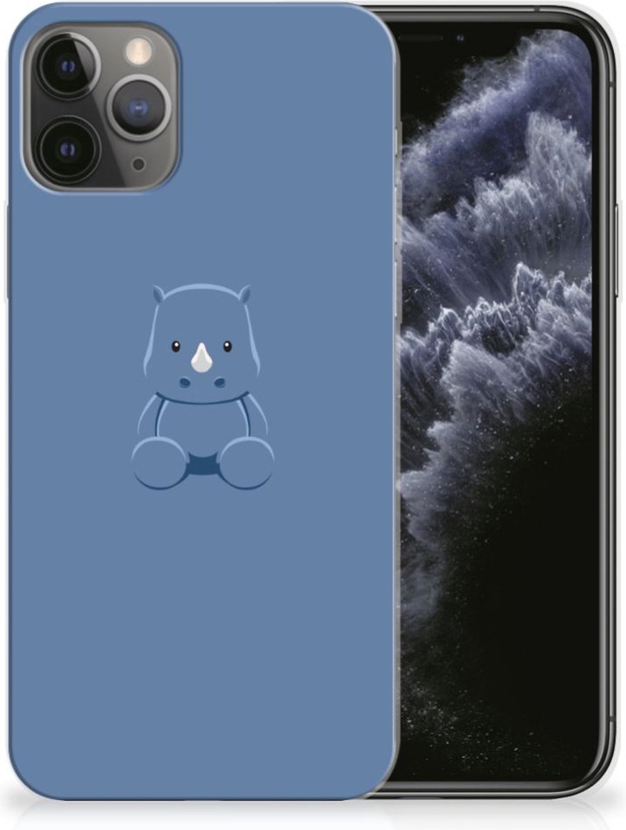 Apple iPhone 11 Pro Telefoonhoesje met Naam Baby Rhino