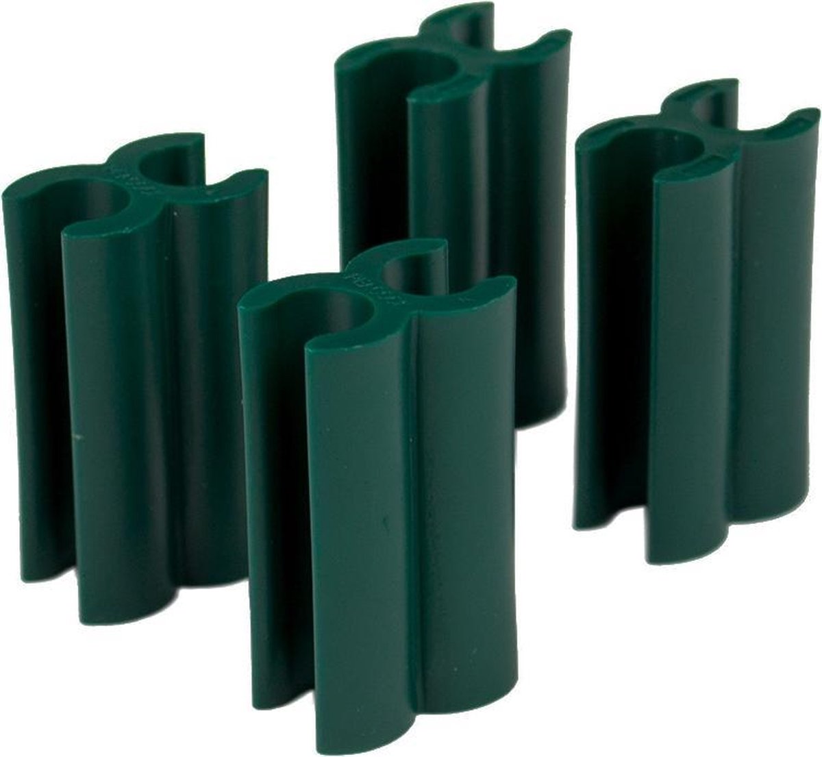 Koppelstukje plantensteun set van 4 stuks - Groen - Ø 7 mm