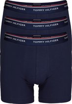 Tommy Hilfiger boxershorts lang - (3-pack) blauw -  Maat XXL