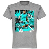 Real Madrid Hazard Comic T-Shirt - Grijs - L