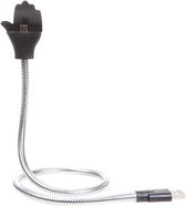 Kamparo Micro Usb-kabel 2-in-1 Hand 58 Cm Zwart/zilver