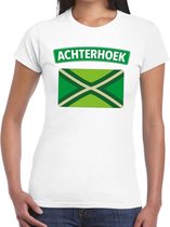 Achterhoek en vlag festival t-shirt wit dames XL