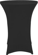 Perel Hoes voor statafel, zwart, rond, Ø 80 cm x 100 cm