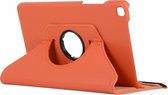 Case2go - Tablet hoes geschikt voor Samsung Galaxy Tab A 8.0 (2019) - Draaibare Book Case - Oranje