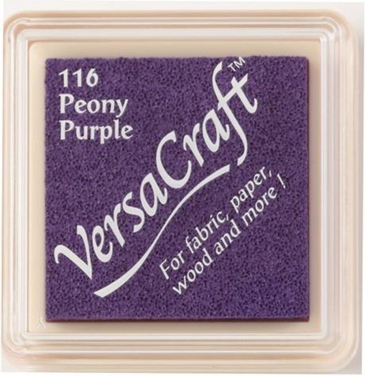 Stempelkussen peony purple mini Versacraft - Tsukineko
