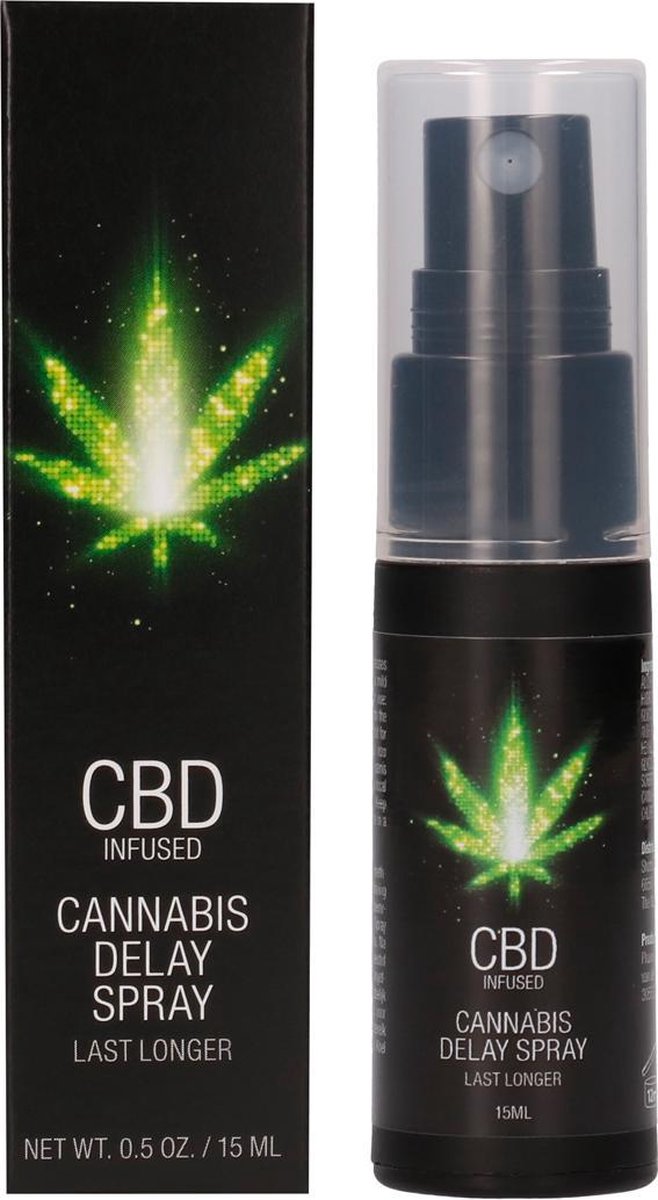 Pharmquests by Shots - CBD Cannabis Delay Spray - 0.5 fl oz / 15 ml
