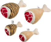 Plush drumstick tiger, large, 22 cm