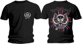 Motorhead Heren Tshirt -L- British Warpig & Logo Zwart