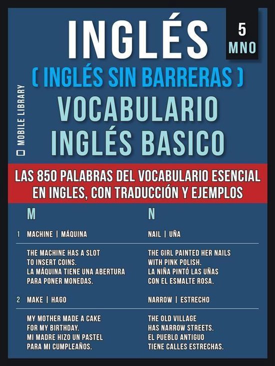 Vocabulario Ingles Basico 5 - Inglés (Inglés Sin Barreras) ... - cover
