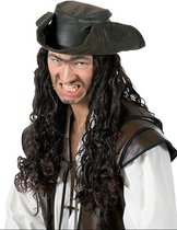 Rubie's Piratenhoed Met Pruik Heren Zwart