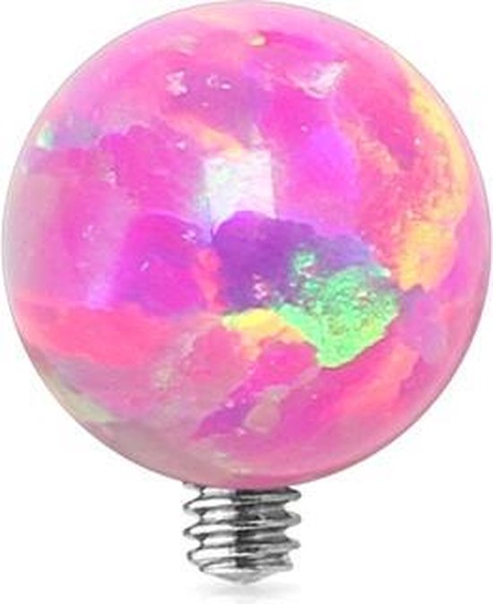 Dermal top opal roze bal 1.6mm