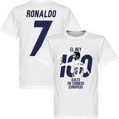 Ronaldo 7 100 Goles El Rey T-Shirt - XL