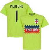 Engeland Pickford 1 Keeper Team T-Shirt - Fel Groen - S