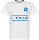 El Salvador Team T-Shirt - Wit - XXXL