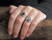 Zilveren ring Black Onyx