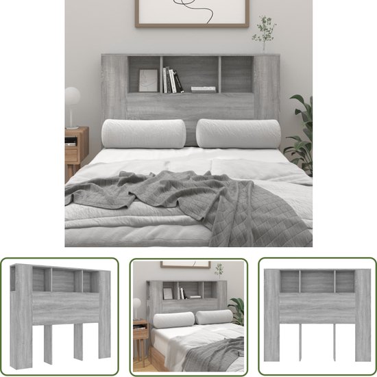 vidaXL Hoofdbordkast 220x19x103,5 cm wit, hoofdeindekast, hoofdeinde kast, bedombouw kast, hoofdbord kast, kast bed, hoofdeinde kasten