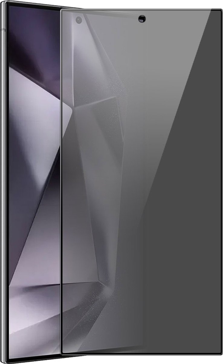 Privacy Screenprotector Geschikt Voor Samsung Galaxy S24 Ultra - Solidenz Privacy Glas - S24 Ultra Privacy Glass - Tempered Glass - Anti Spy Screen Protector - Gehard Glas