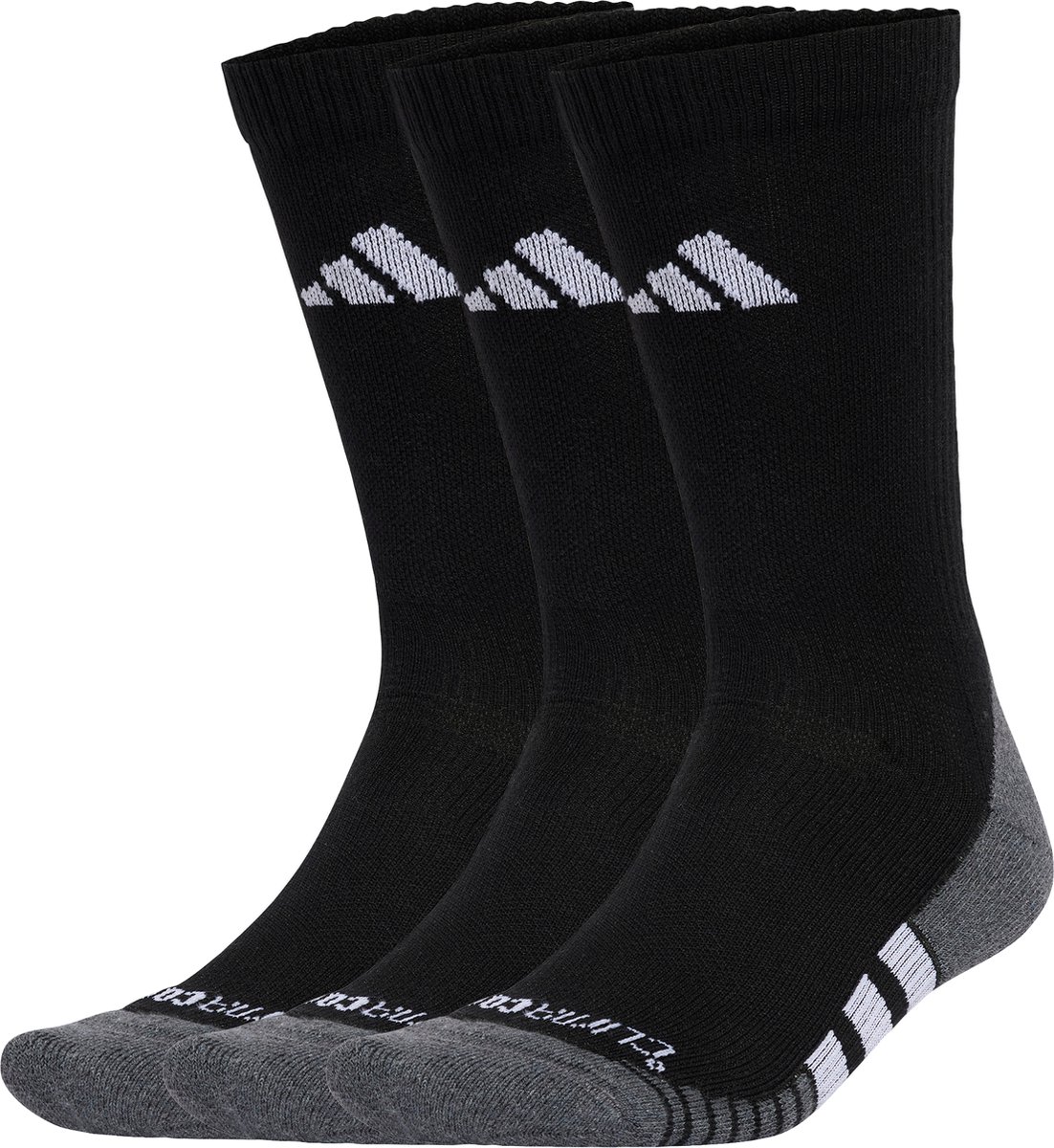 adidas Performance Performance CLIMACOOL Gevoerde Sokken 3 Paar Unisex – 28-30 Zwart