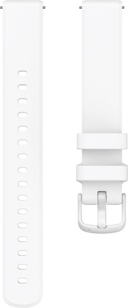 Siliconen bandje - geschikt voor Garmin Lily 2 / Lily 2 Active - wit
