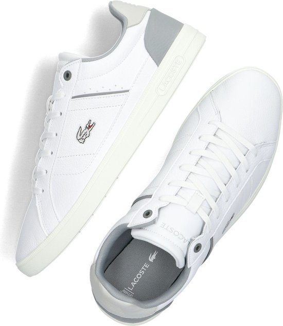 Baskets pour femmes Lacoste Europe Pro hommes - Wit/ Grijs - Taille 41