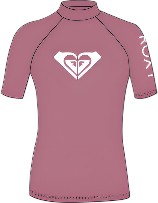 BesserBay Rash Guard shirt voor dames, ronde hals, korte mouwen