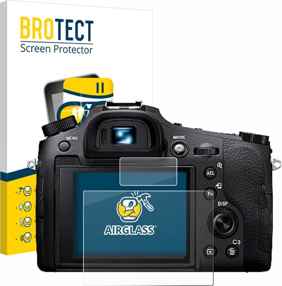 Foto: Brotect screenprotector voor sony cyber shot dsc rx10 iv folie beschermfolie beschermglas transparant