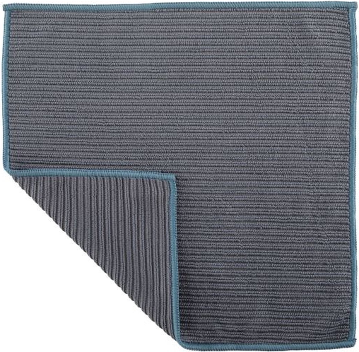 Vaatdoek RIB - SET/2 - microvezel - 30x30 cm, blue stone