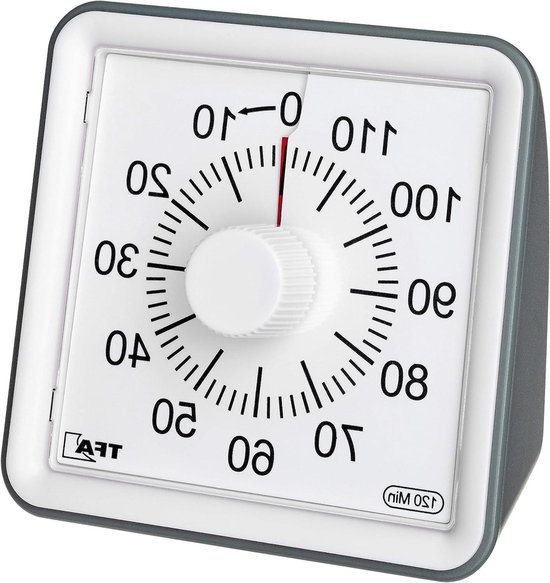 ORIA Digital Visual Timer, 3-in-1 Kitchen Timer with Timer/Clock/Alarm Function, LCD Screen, 12/24 Hour, 60 Minutes Countdown Timer for Fitness, Beauty, Game, White ORIA Digital Visual Timer, 3-in-1 Kitchen Timer with Timer/Clock/Alarm Function, LCD Screen, 12/24 Hour, 60 Minutes Countdown Timer for Fitness, Beauty, Game, White