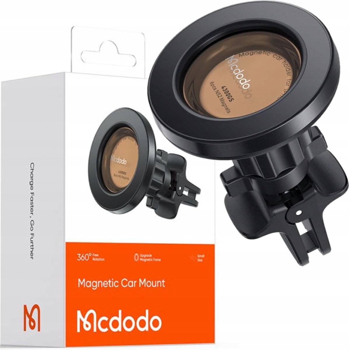 Mcdodo® Ophangbeugel - Telefoniehouder - Magnetishe - Naar auto - Ring