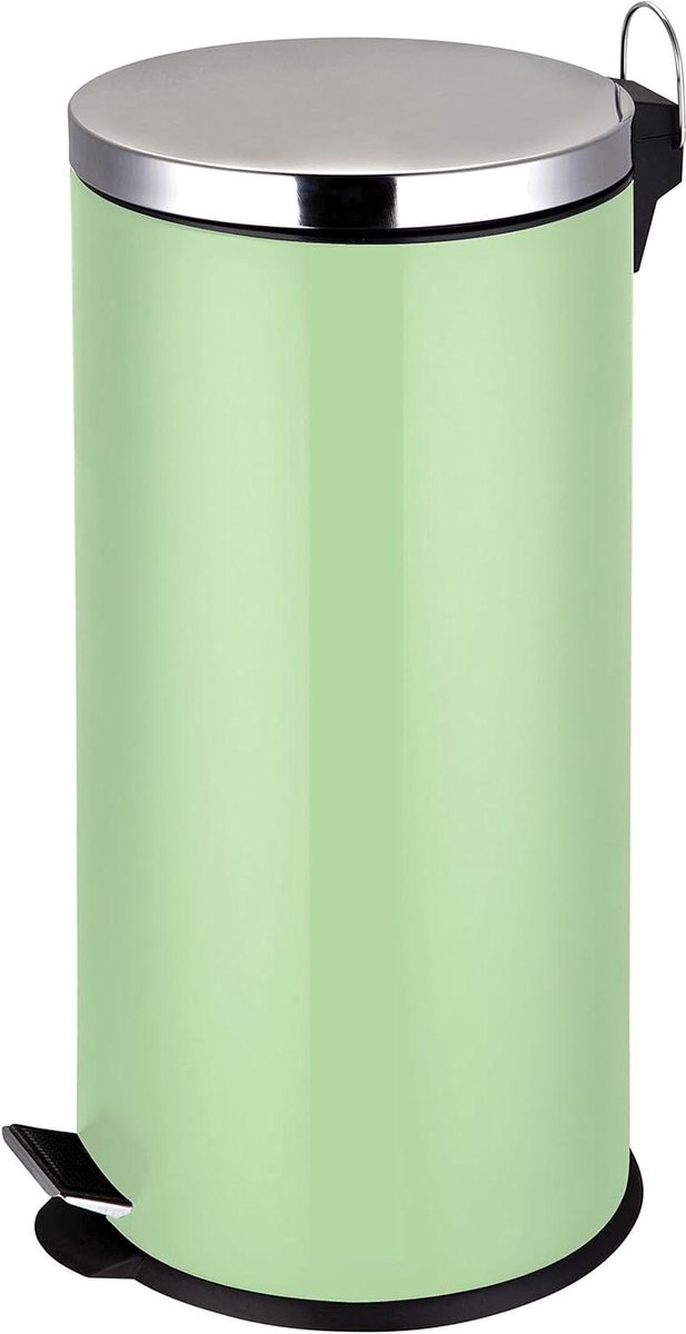 Goedkoopste 30 liter pedaalemmer - slanke groene keukenemmer - roestvrij staal - recyclingbakken - keukenbakken - 65 x 30 x 36 cm pedaalemmer 50 liter