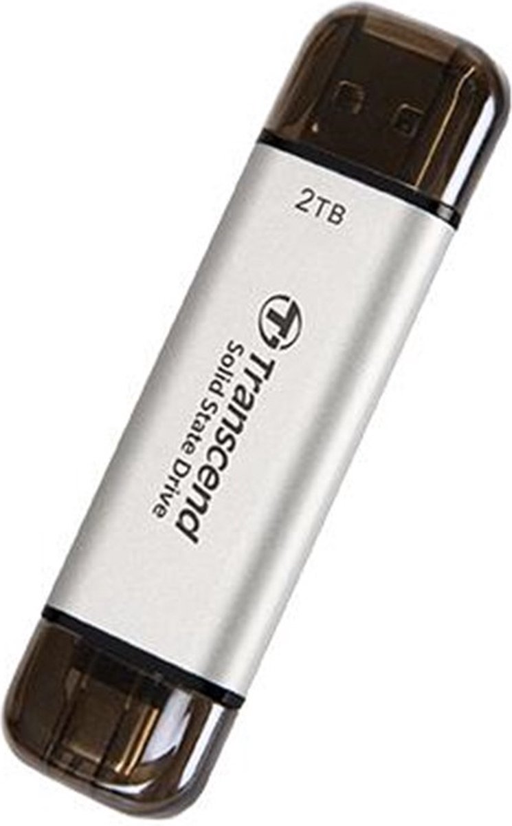 Transcend SSD 2TB ESD310S 950/1050 Silver USB A&C ssd