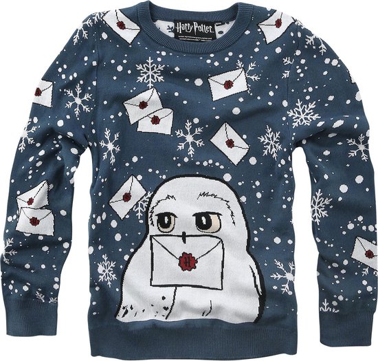 Harry Potter Hedwig Kapuzenpullover Rot - Fan Merch Für Kids