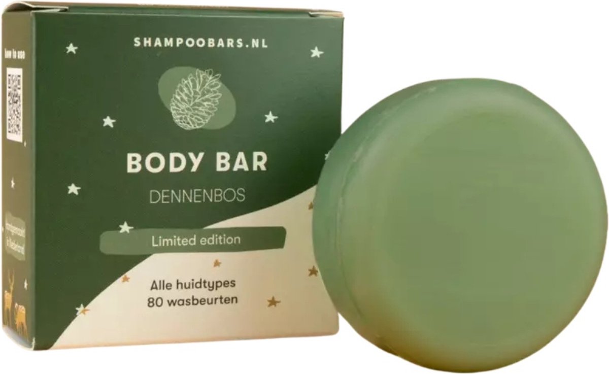 Goedkoopste ShampooBars - Body Bar Dennenbos Alle huidtypes - 60g