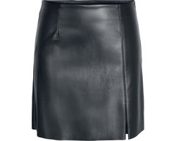 NOISY MAY NMCLARA PENNY PU HW SLIT SKIRT NOOS Dames Rok - Maat XL