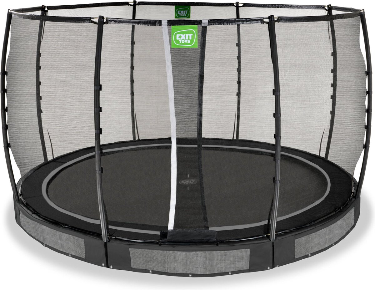 EXIT Allure Premium inground trampoline ø366cm - zwart
