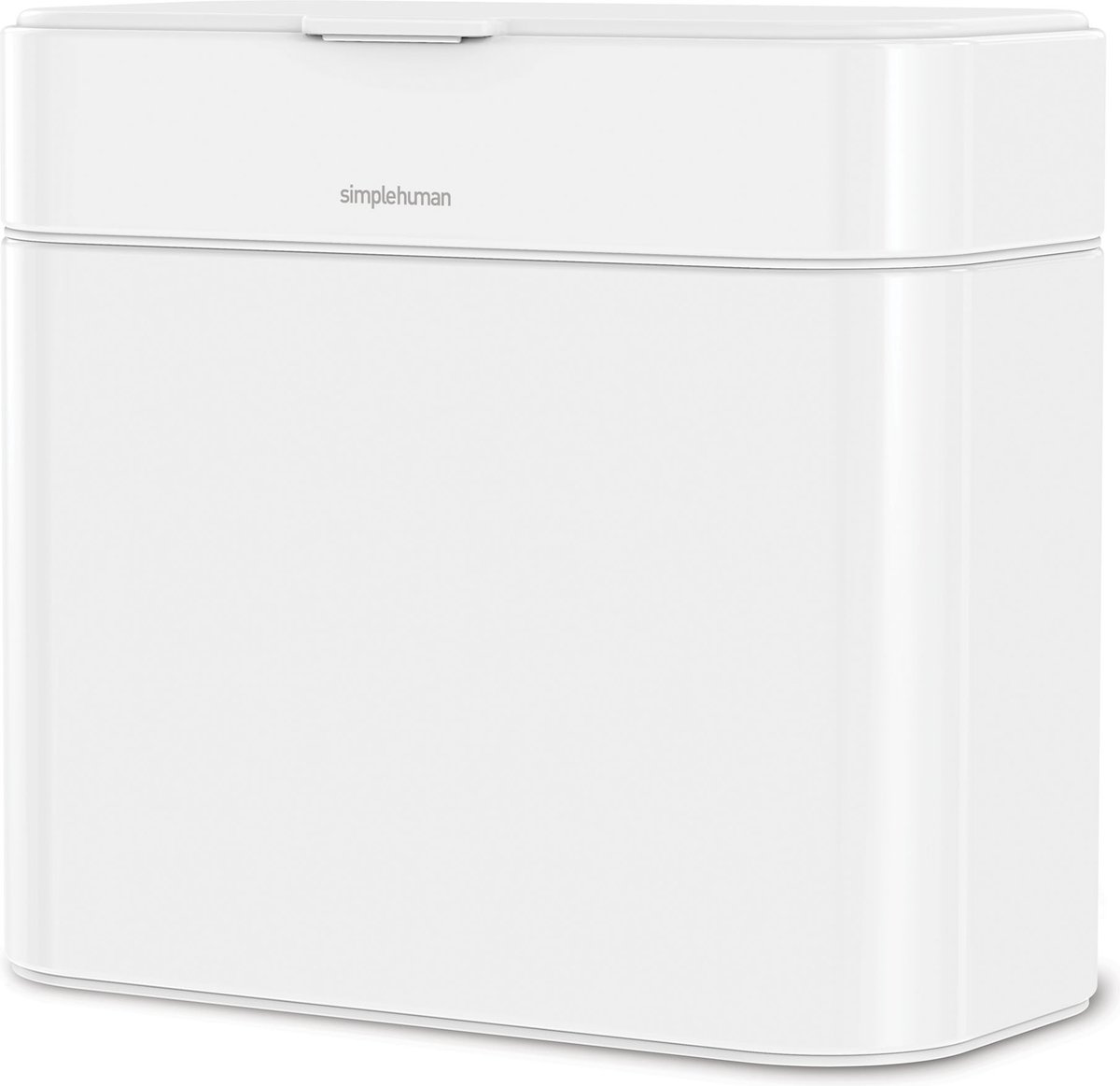 Simplehuman - Compost Emmer 4 liter - Wit - Roestvast Staal