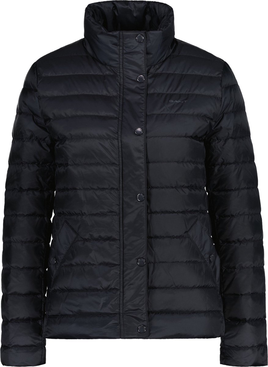 Gant Light Down Jas Zwart M Vrouw