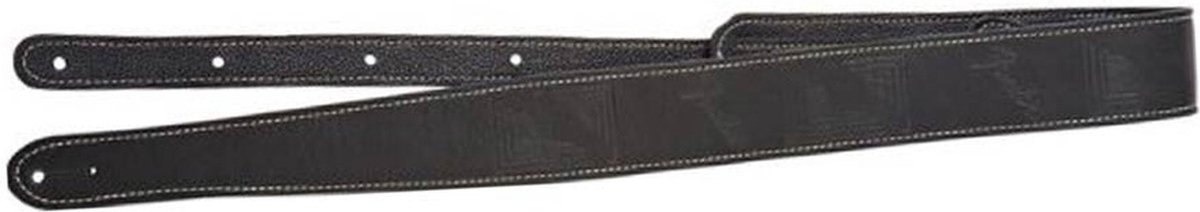 Fender 990681006 gitaarriem, 'Monogrammed Leather', zwart