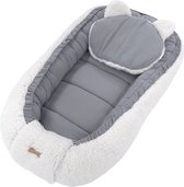 Bol.com Soosie - Baby Nestje - Babynestje - Zacht en Veilig - Dubbelzijdig Teddy Katoen aanbieding