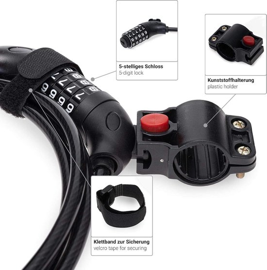Acerbis 1121 Stopfen lang mit Schlüssel Schwarz 62,5mm