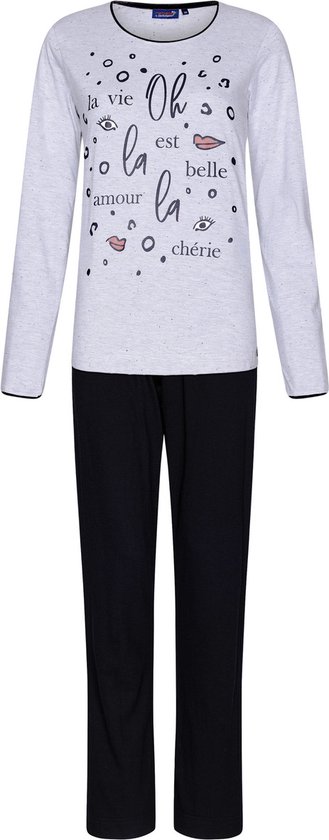 Pastunette – Eye-Nonic - Pyjama – 21242-462-2 – Light Grey – Maat 48