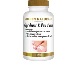 Golden Naturals Caprylzuur & Pau d'arco (60 vegetarische capsules)